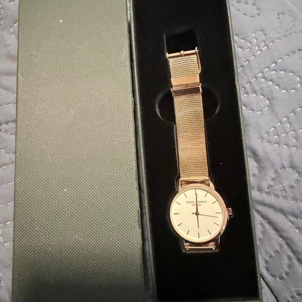 Eddie Borgo Soho Rose Gold Watch